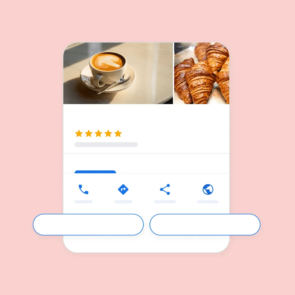 Pedidos on-line com o Google