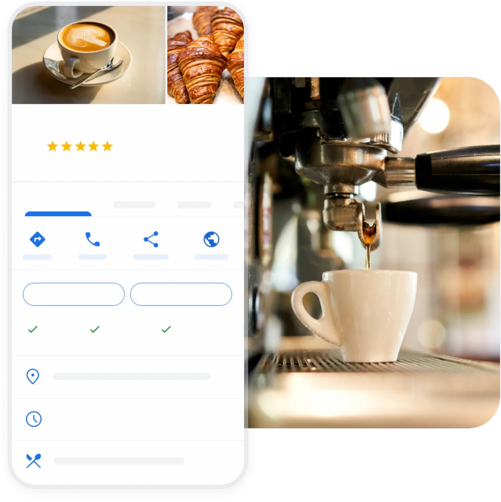 Perfil de empresa de serviços no Google