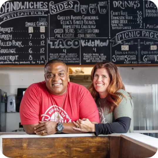 Pratos e ambiente do restaurante